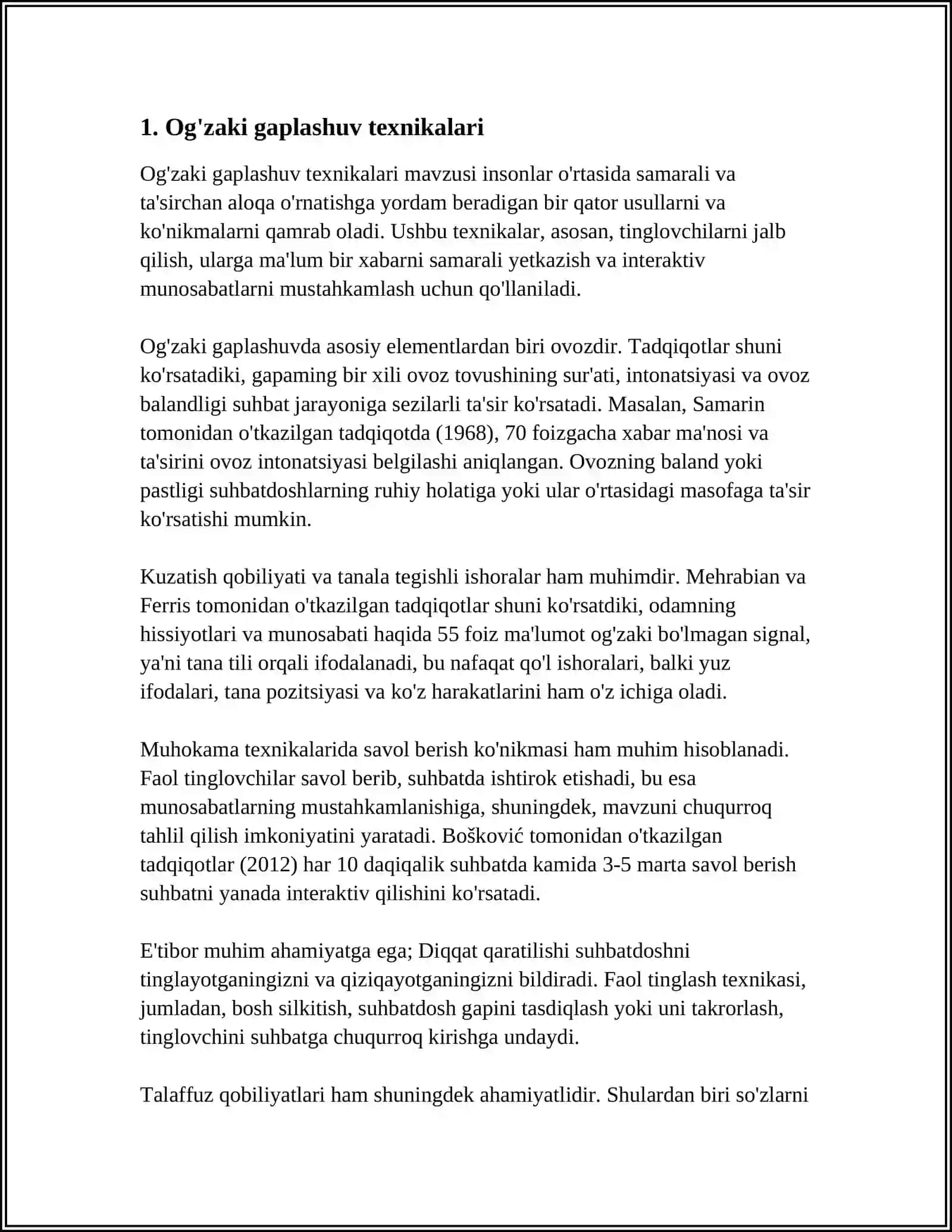 PATSIENT BILAN VERBAL VA NOVERBAL MULOQOT KO‘NIKMALARI 3
