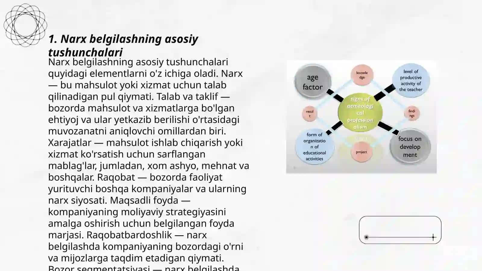 Talab va taklif qonuniga ko‘ra narx belgilash usullari 3