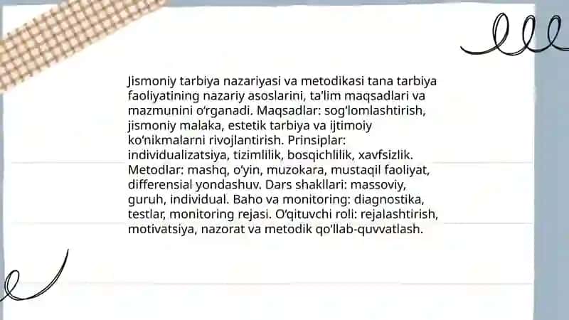 Jismoniy va estetik tarbiya 3