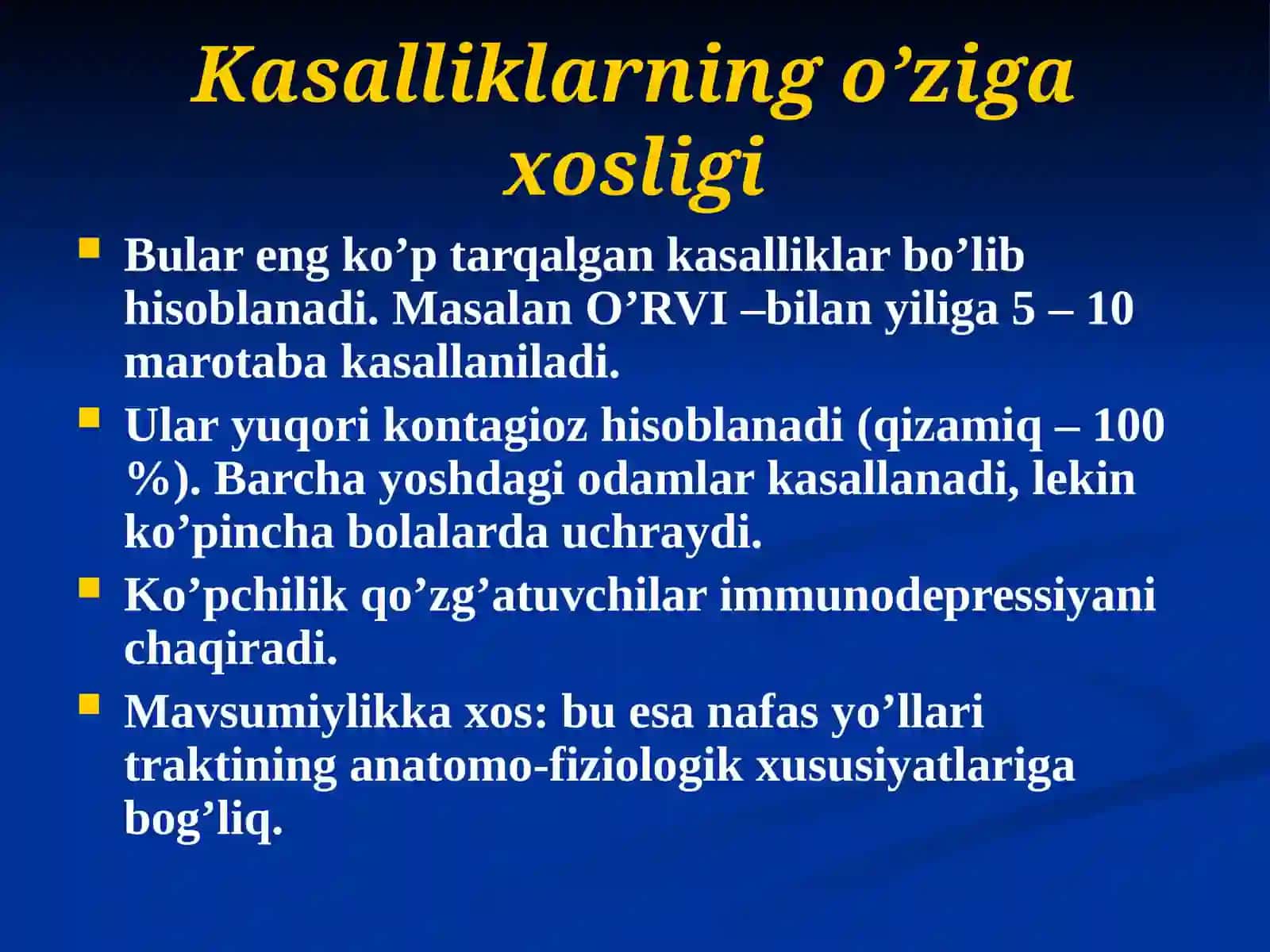 Havo-tomchi yuqumli kasallik qoʼzgʼatuvchilari. Boʼgʼma, sil 3
