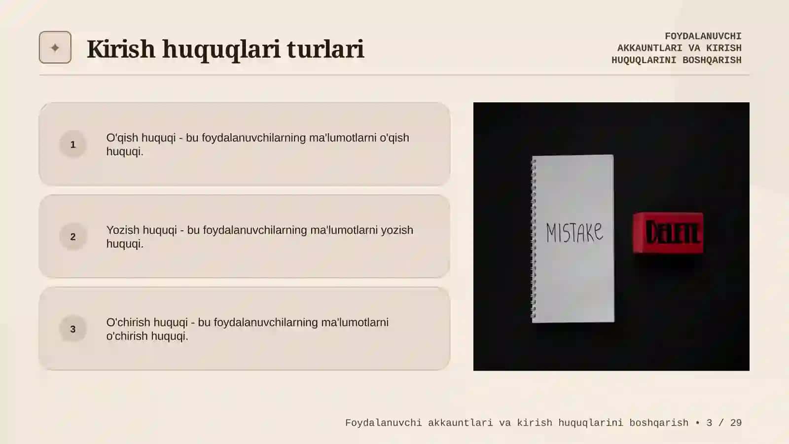 TAQDIMOT Kirish Keng qamrovli va professional boshqaruv tizimi 3