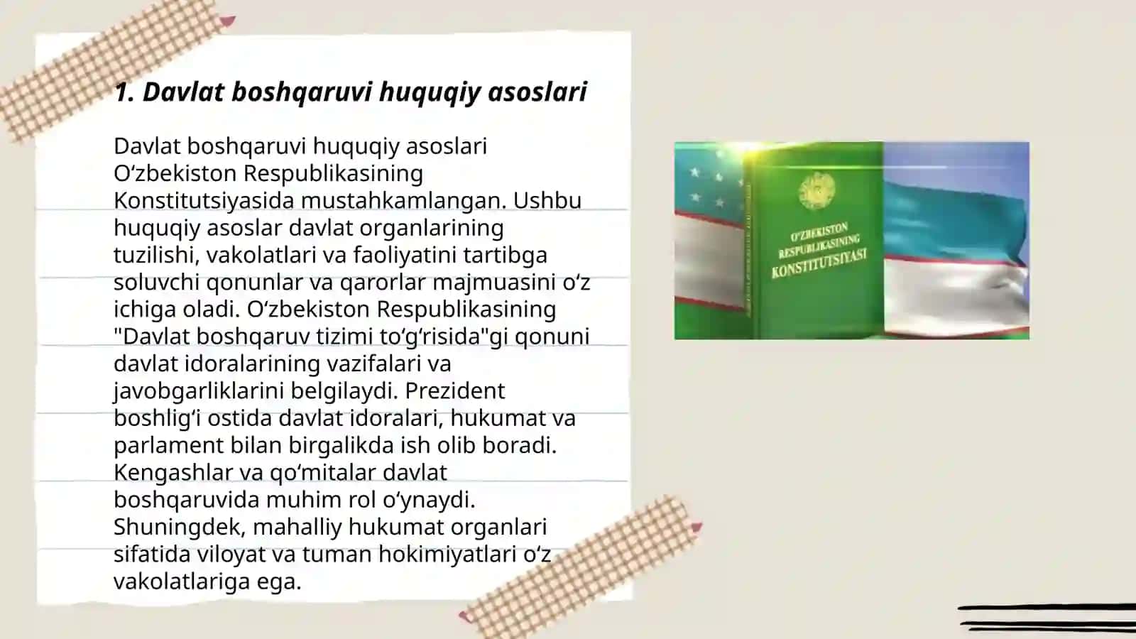 Davlat boshqaruvi huquqiy asoslari 3