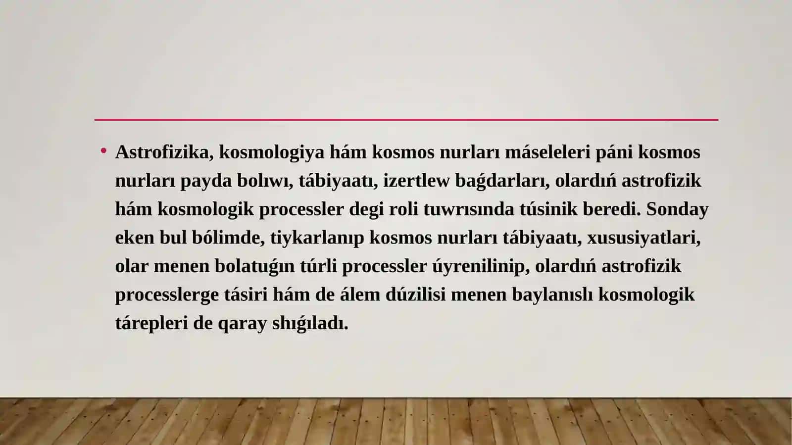 Kosmos nurlari, Kosmos nurlarinin derekleri, energiyasi hám ximiyaliq qurami 3