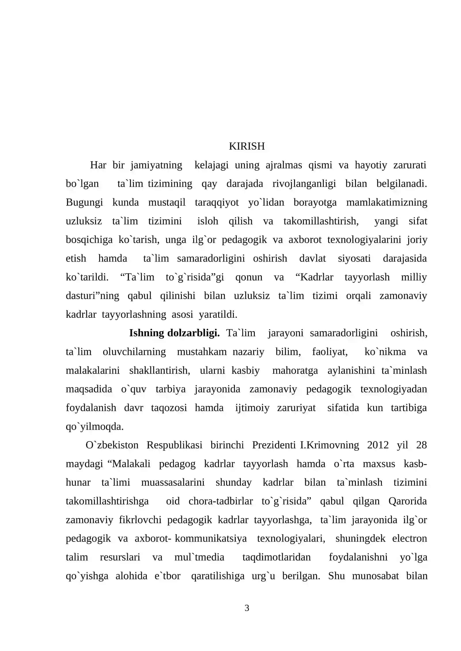Ta’lim tizimida excel dasturining grafik imkoniyatlarini o’qitish 3