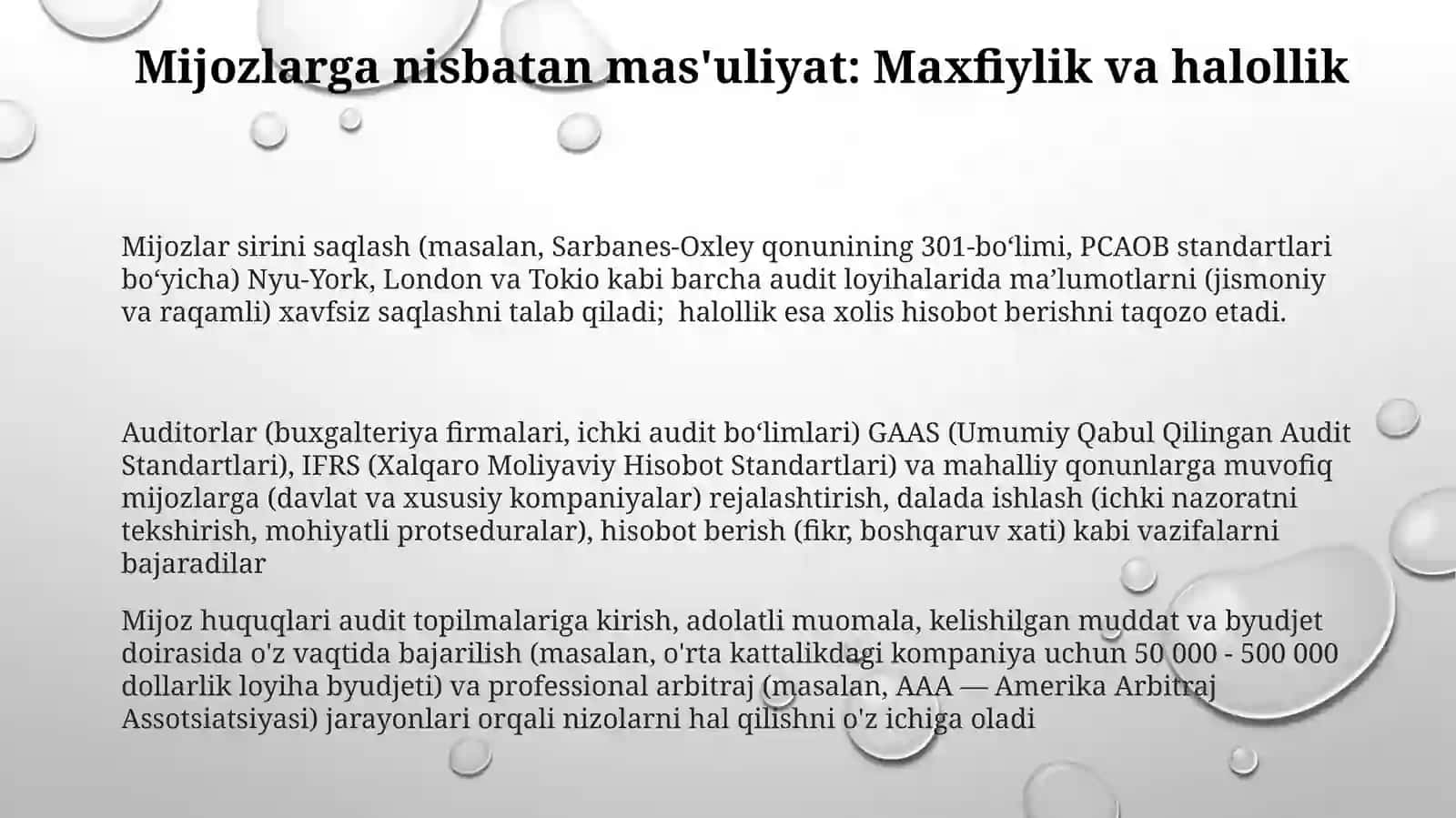 Auditorlik tashkilotlarining vazifalari 3