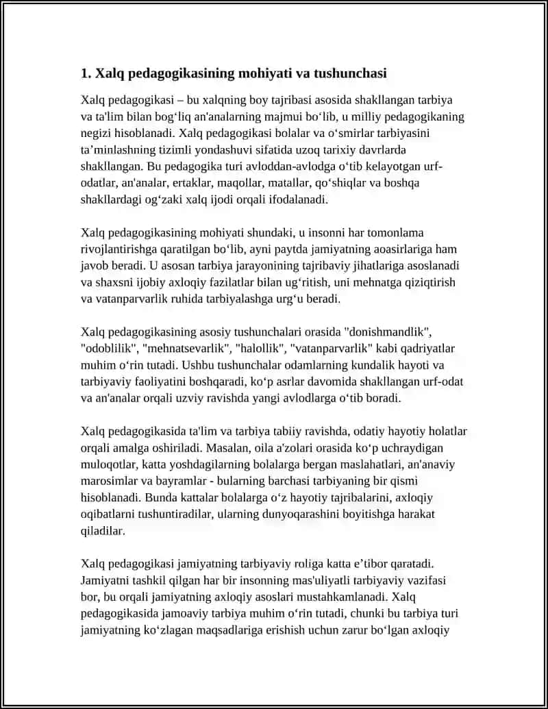 XALQ PEDAGOGIKASI ILMIY PEDAGOGIKANING ASOSI 3