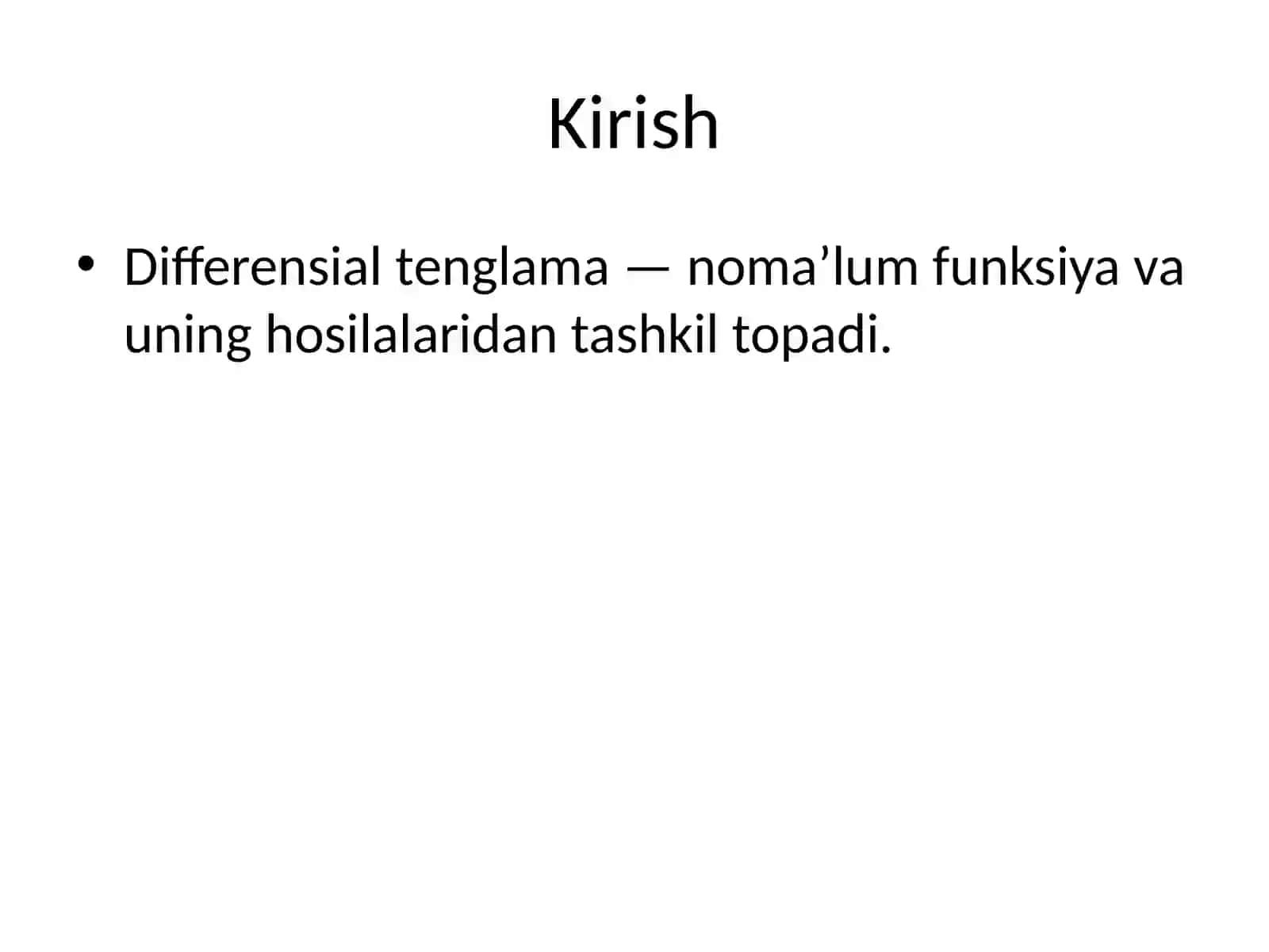 differensial tenglama. 3