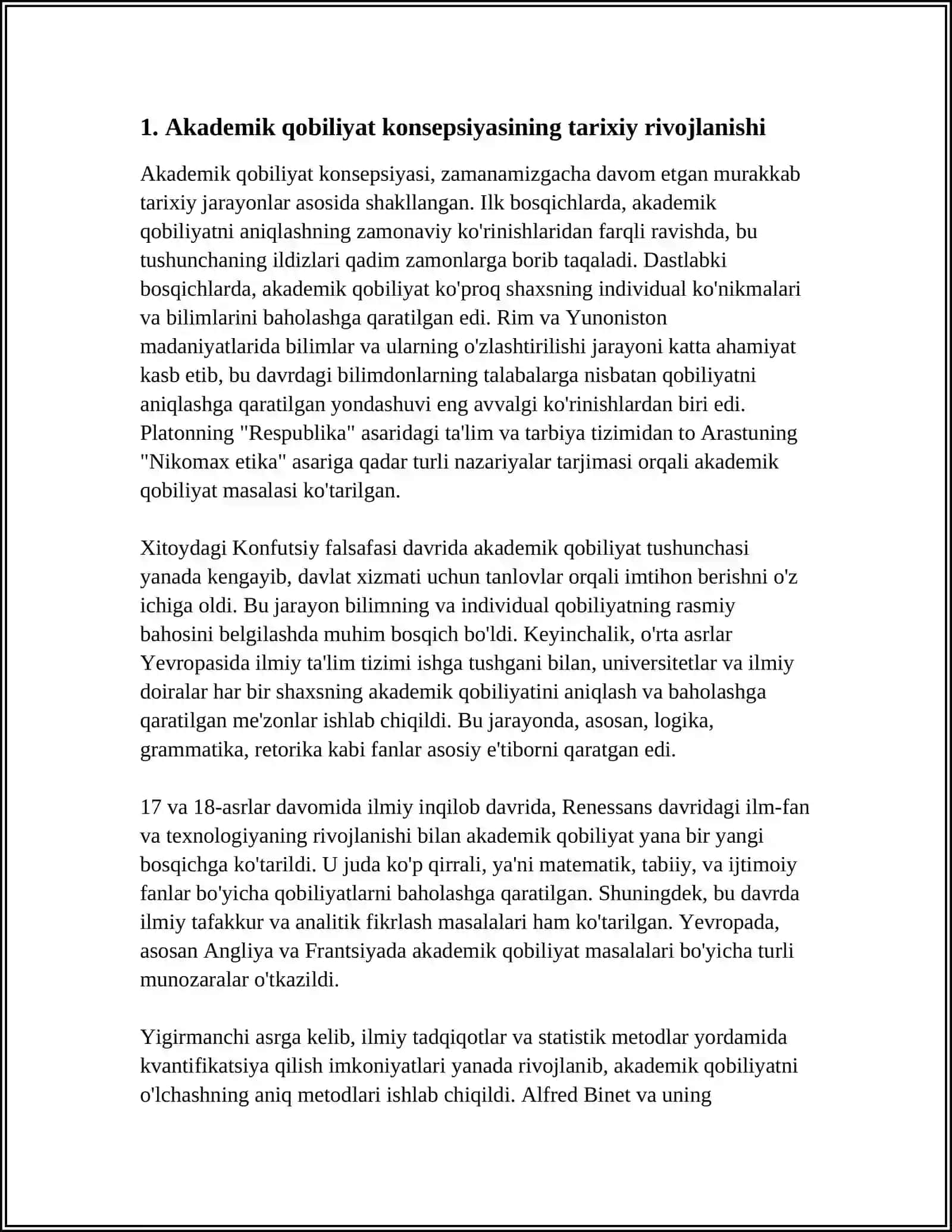 AKADEMIK QOBILIYAT MUAMMOSINING RETROSPEKTIV TAHLILI 3