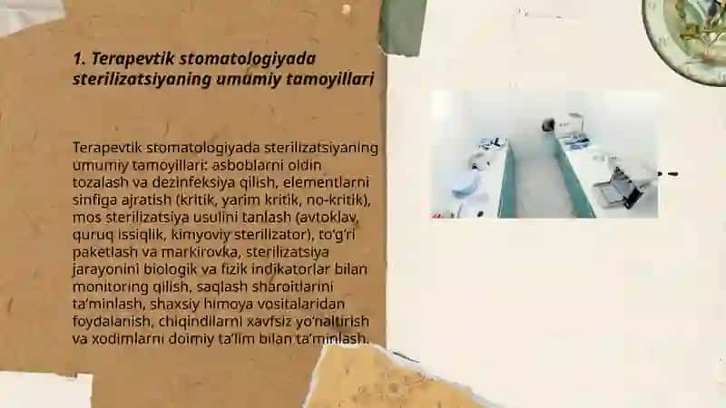 Terapevtik stomatologiyada strilizatsiya 3