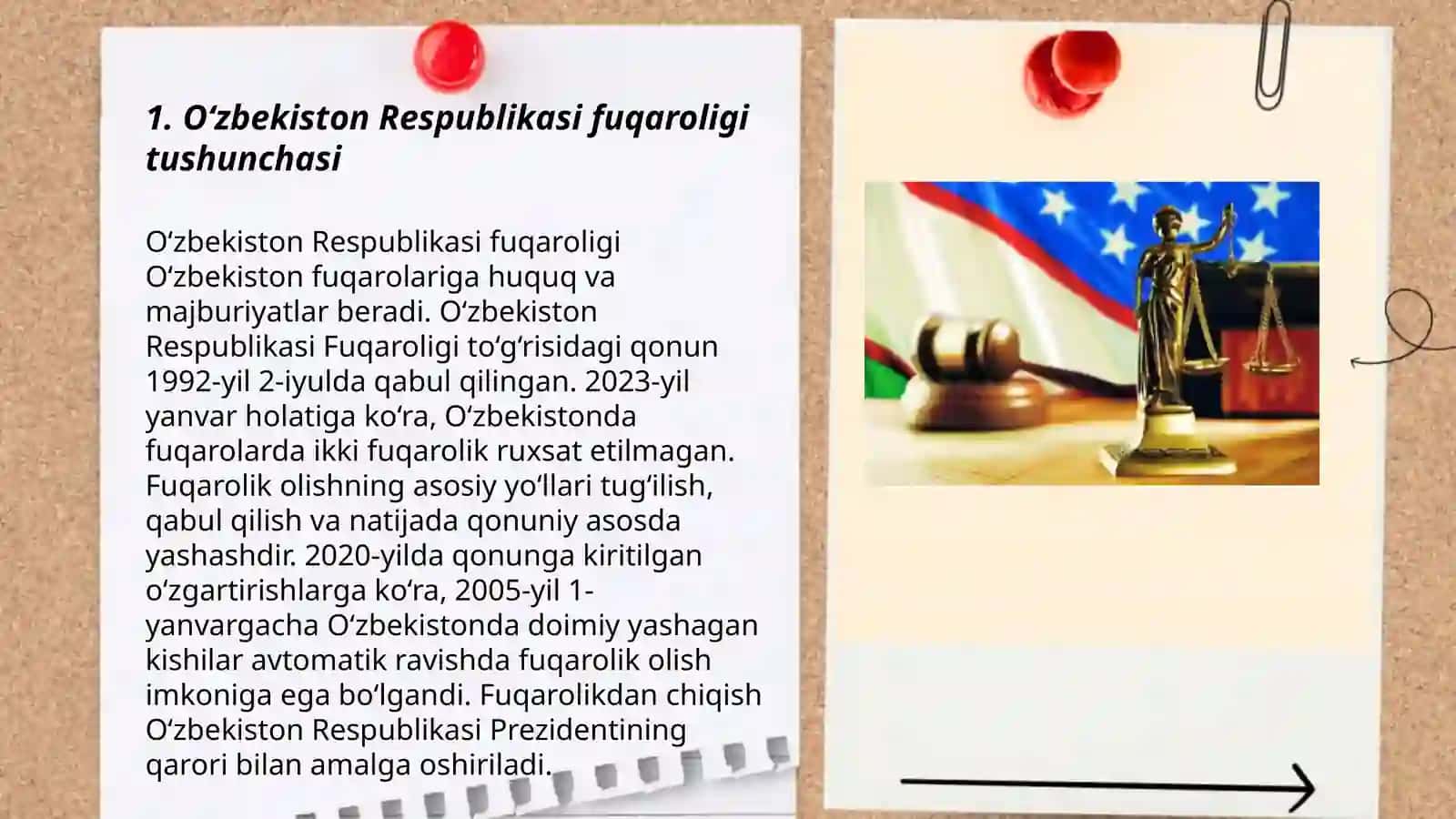 Oʻzbekiston Respublikasi fuqaroligining konstitutsiyaviy-huquqiy asoslari 3