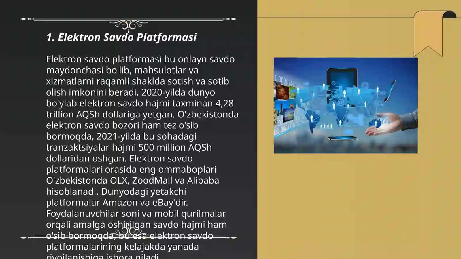 Web sayt yo'ki mobil ilova g'oya 3