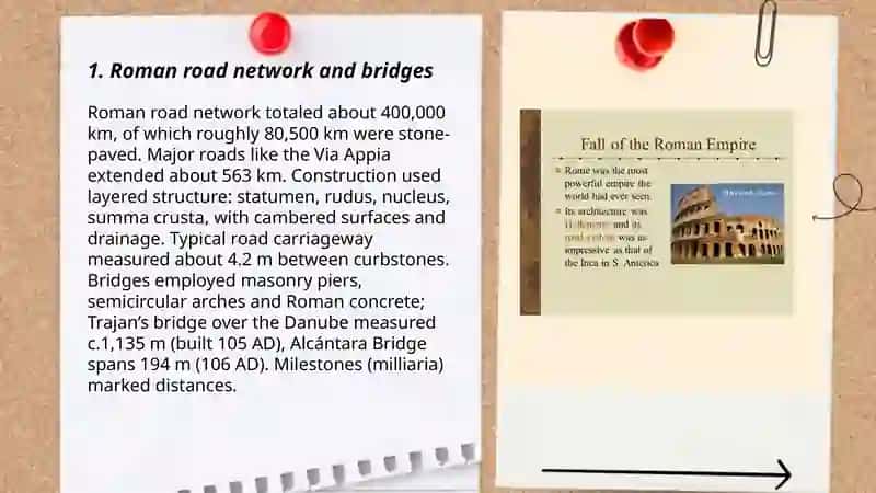 Roman road network and bridges 3