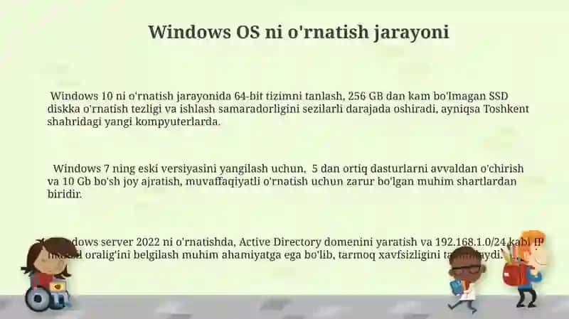 Windows OS ni o'rnatish jarayoni 3