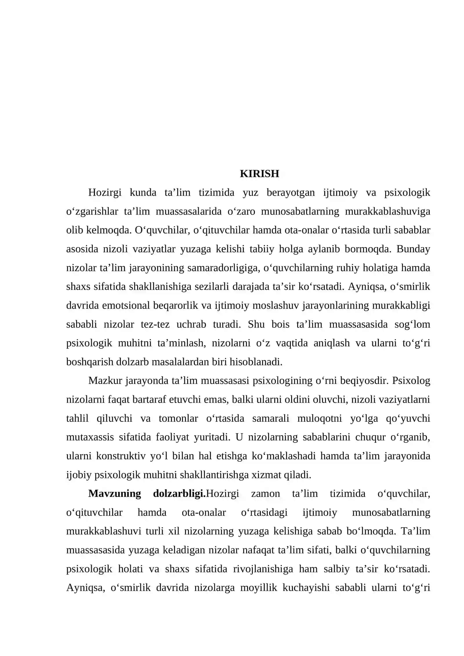 Taʼlim mussasasida nizolarni boshqarishda psixolog roli 3