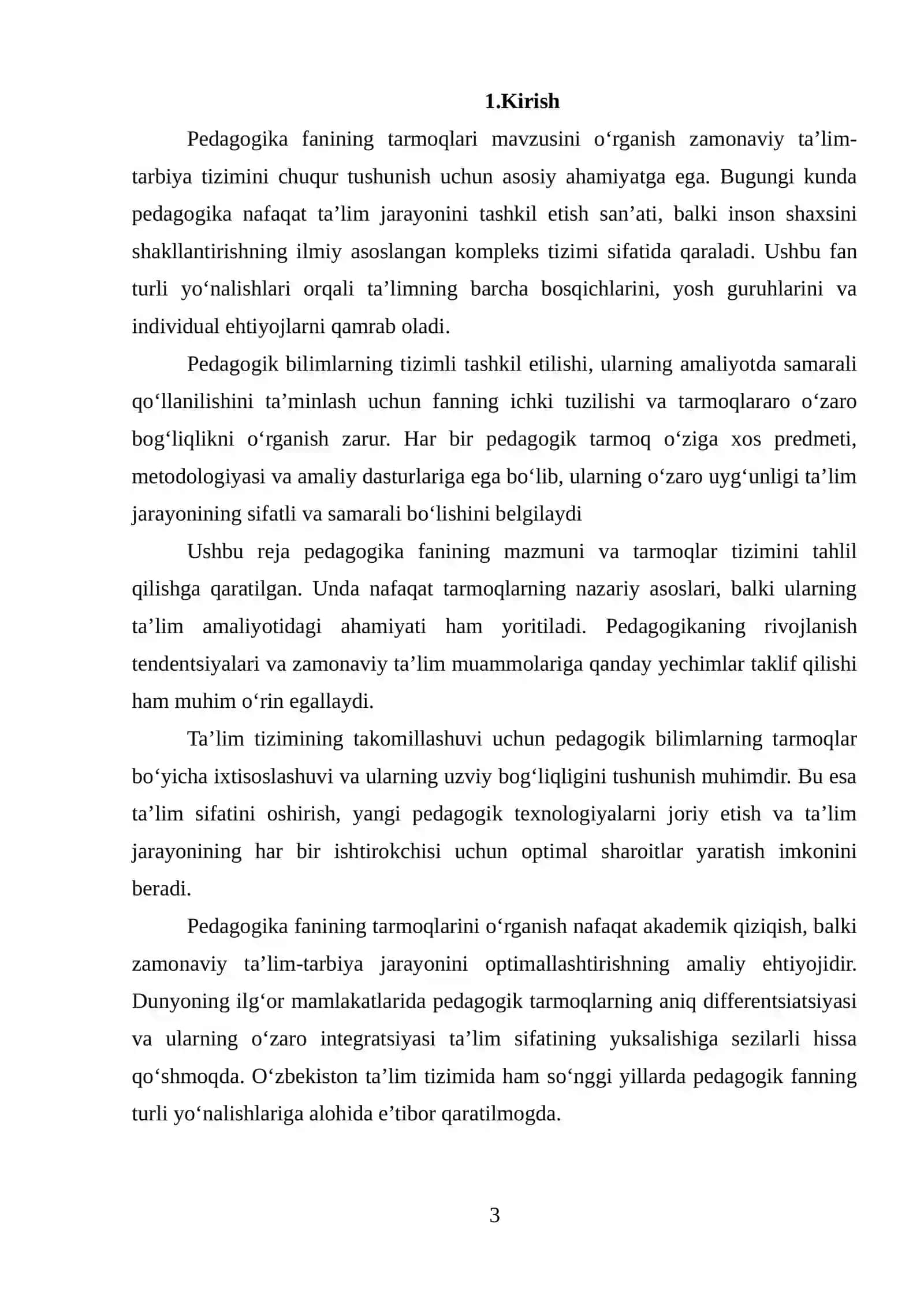 PEDAGOGIKA FANINING TARMOQLARI 3