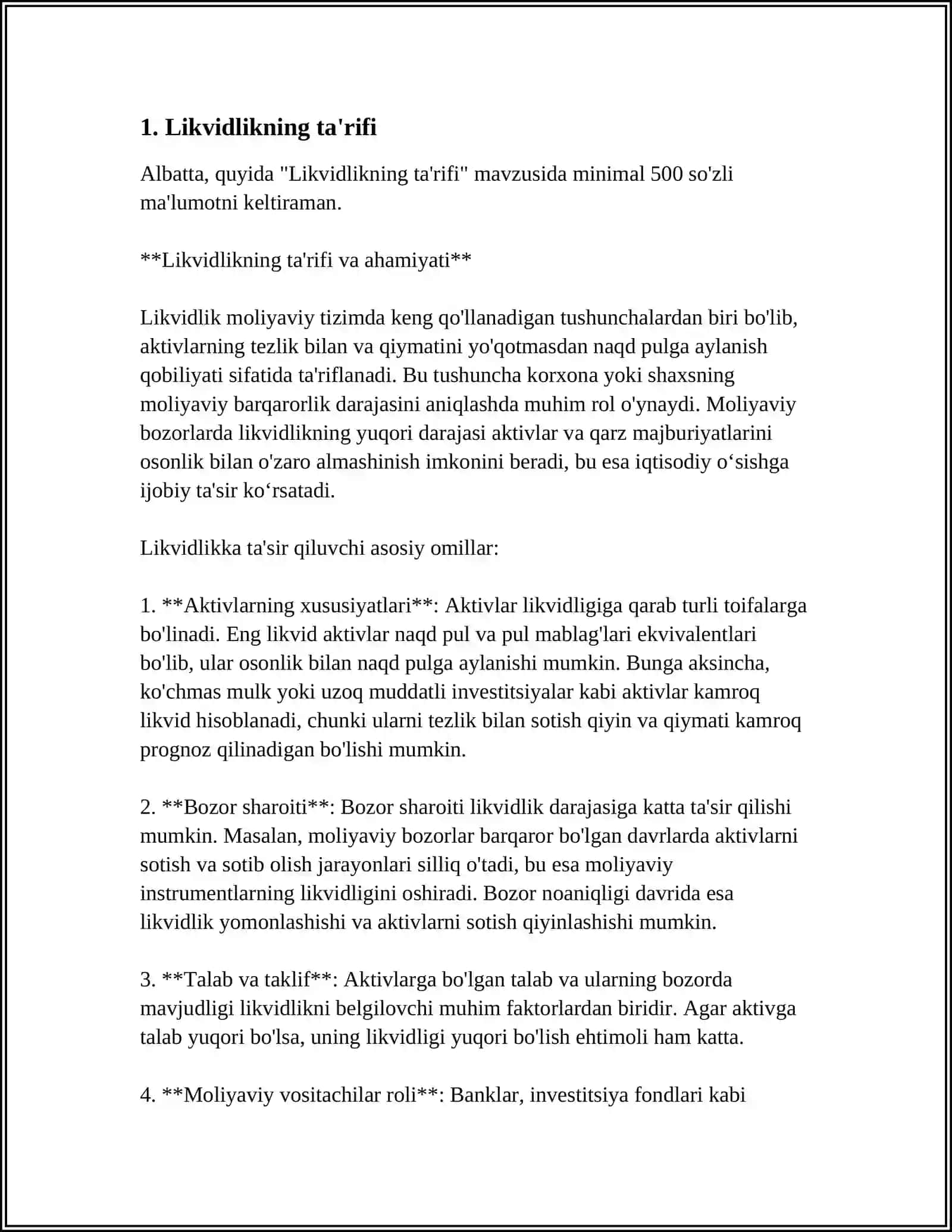 LIKVIDLIK AVZALIK NAZARIYASI 3
