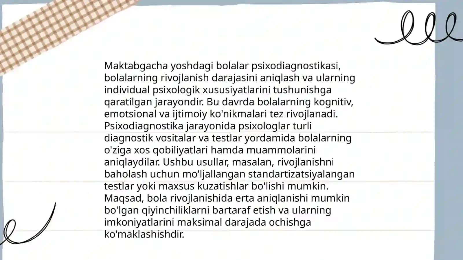 Maktabgacha talim yoshdagi bolalar pisixadiagnostikasining o‘ziga xosligi 3