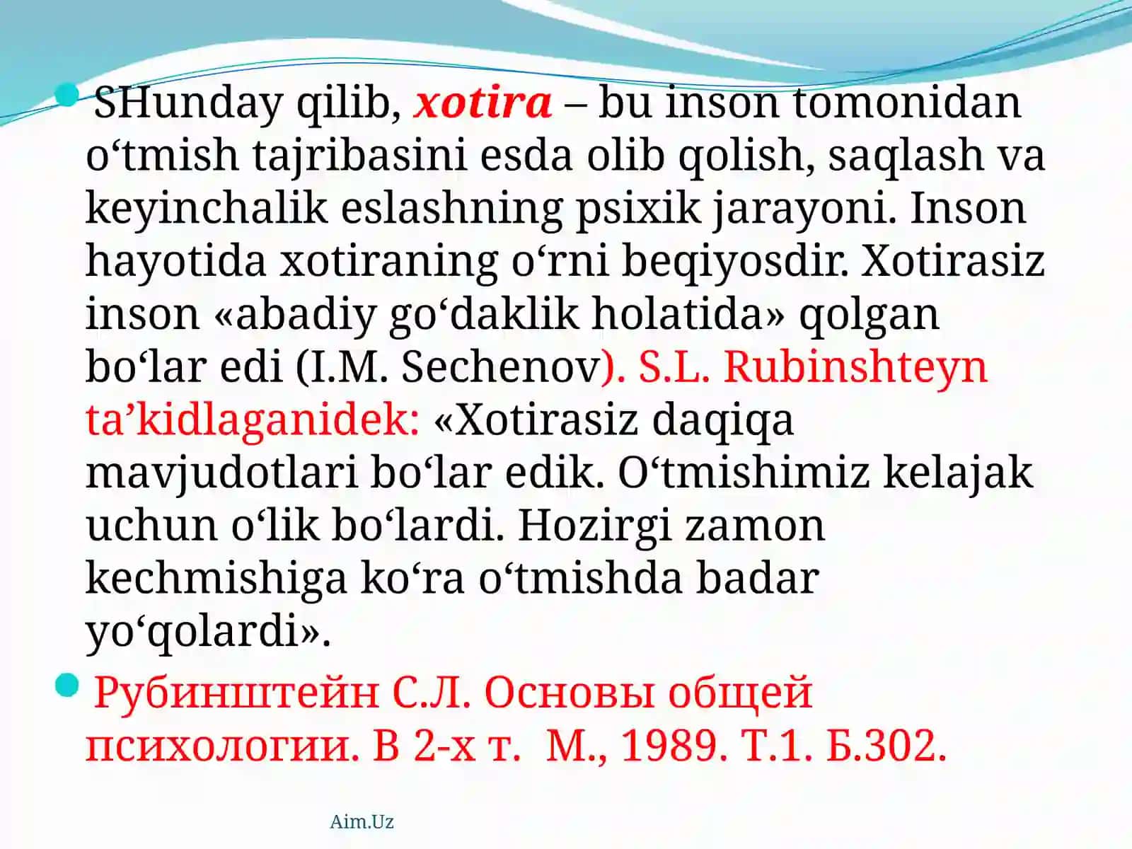 Xotira 3