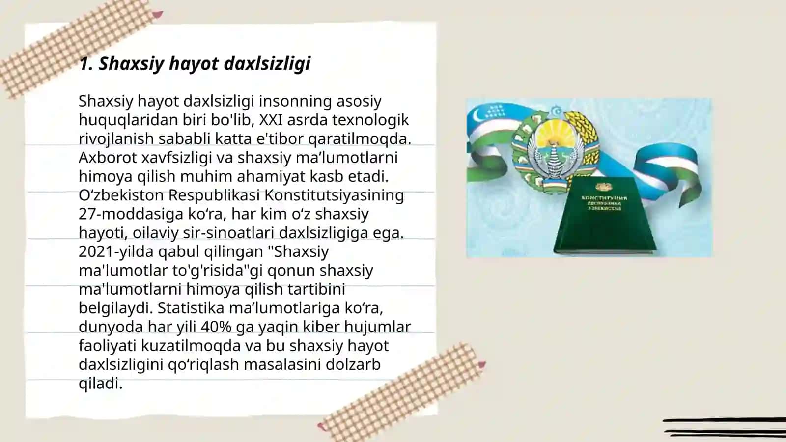 Shaxsiy huquq va erkinliklar 3