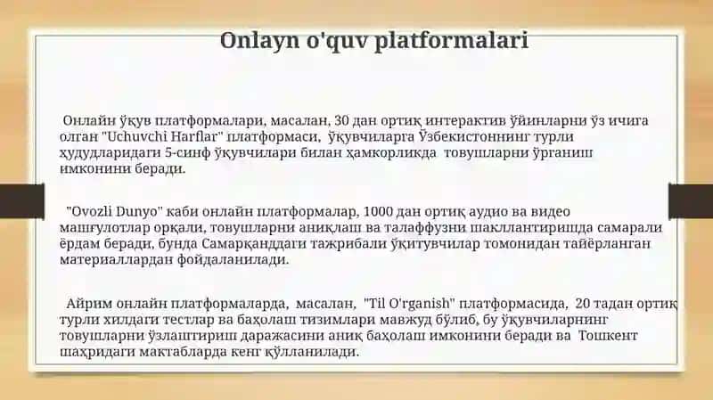 Ovozli Tovushlarni O'rgatishda Pedagogik Texnologiyalarni Qo'llash Metodlari 3