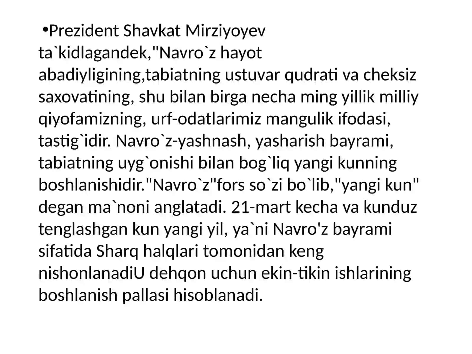 Navro'z va Hayitlar bilan bog'liq qadryatlar mazmuni va tarbiyaviy ahamiyati 3
