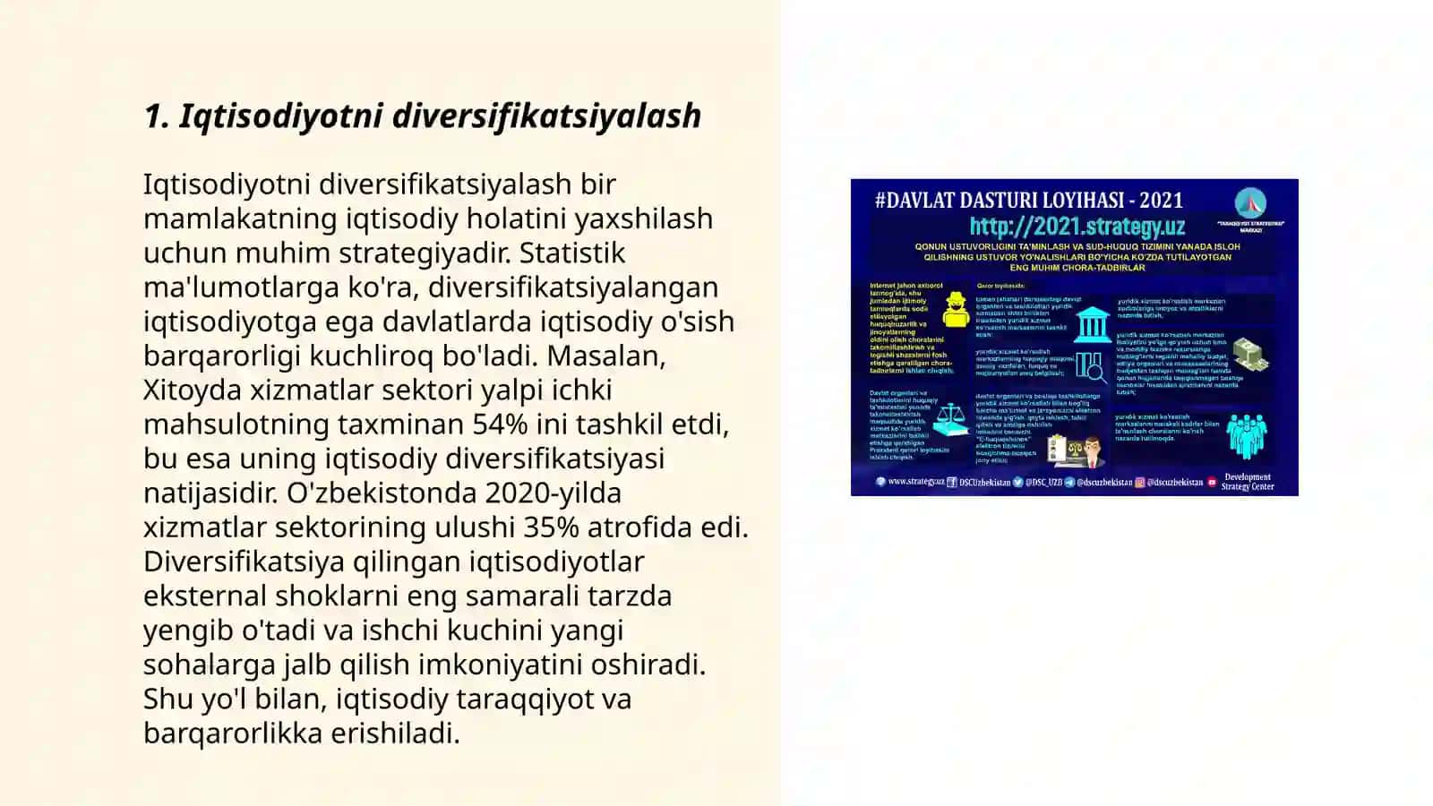 Iqtisodiyotni diversifikatsiyalash 3