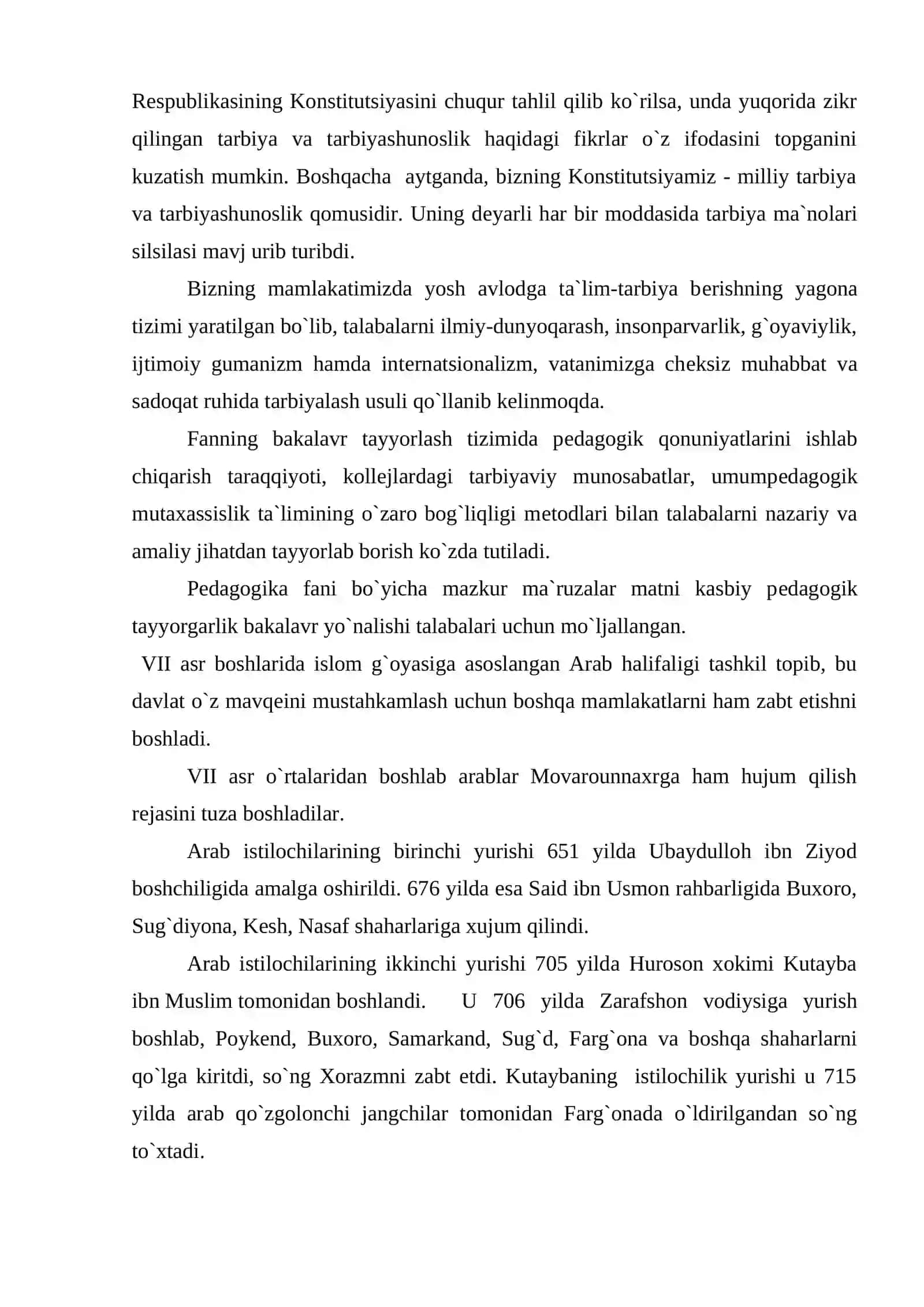 Quroni Karim va Hadisi shariflarda ta'lim tarbiya masalalari 3