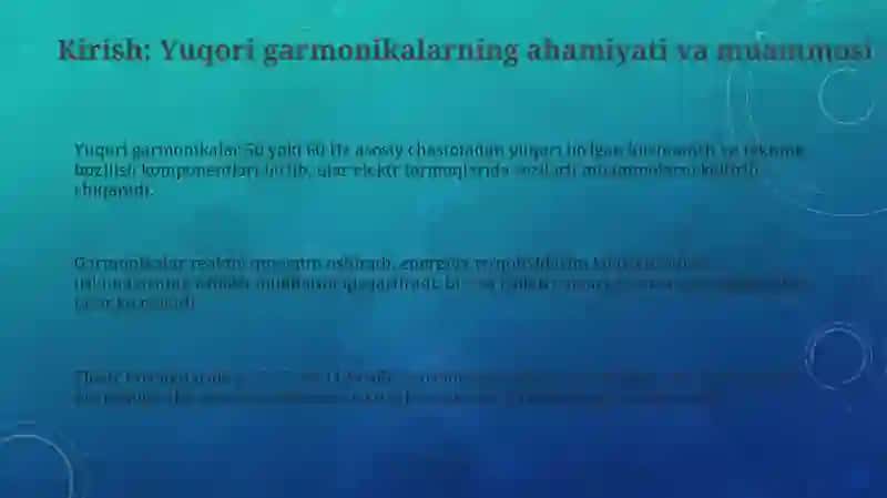 Elektr tarmoqlarida yuqori garmonikalarni sun’iy intellektga asoslangan aktiv filtr boshqaruvi 3