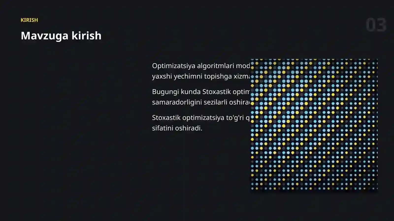 Stoxastik optimizatsiya: amaliy qo'llanma 3