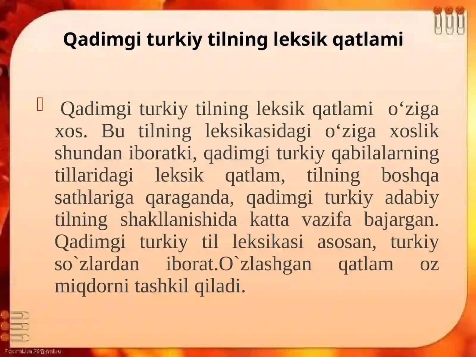 Qadimgi turkiy til leksikasi 3