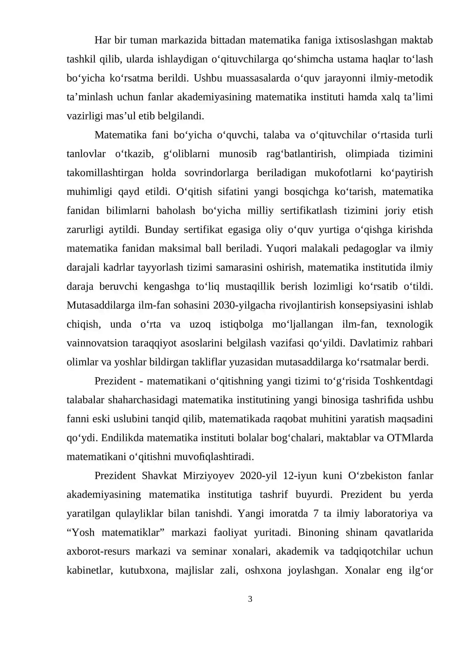 Haqiqiy sonlar to’plami va uni tartiblash 3