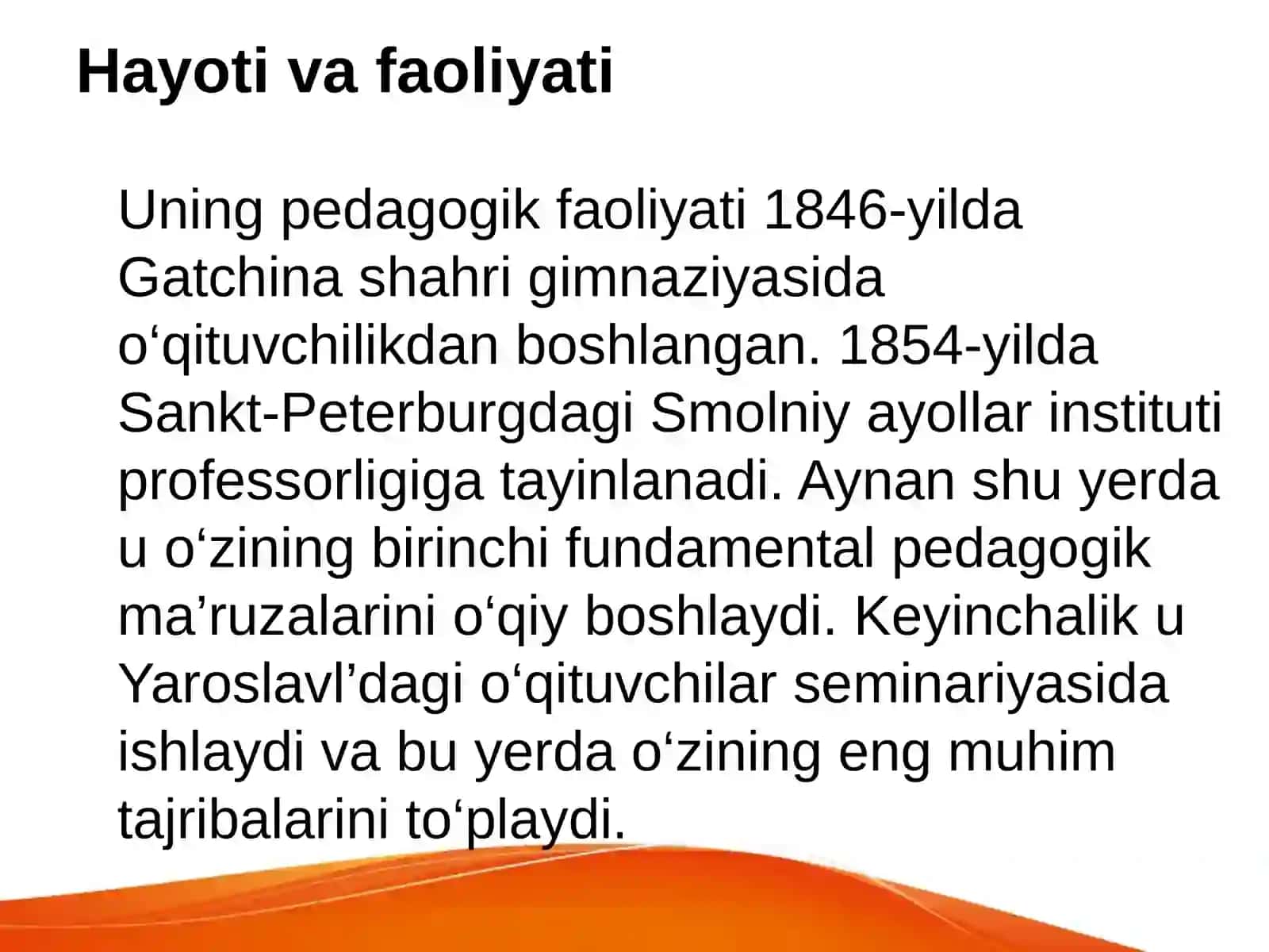 KonstantinDmitrievichUshinskiy(1824–1870):hayoti,pedagogikmerosivata’limgaqo‘shganhissasi 3