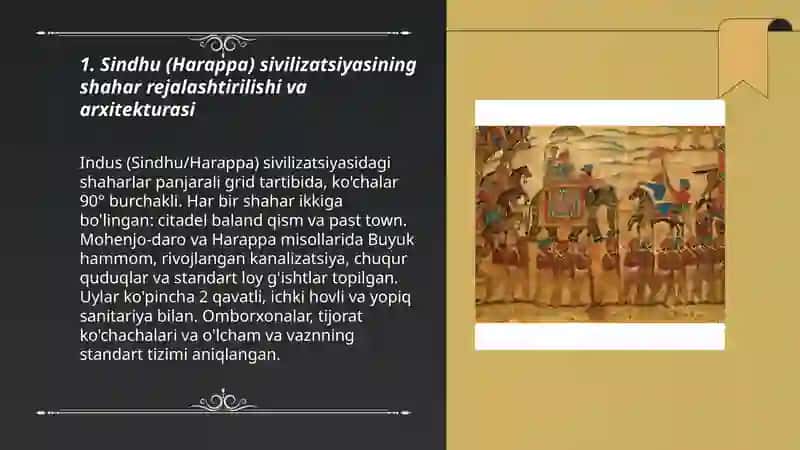 Ilk hind sivilizatsiyasi (mil. avv XXIII - XVIII asrlar). Mil. avv. XV - IV asrlarda qadimgi Hindiston 3