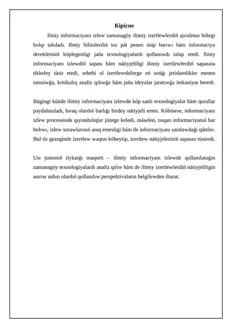 Ilmiy informaciyaliq izlew texnologiyasi 3