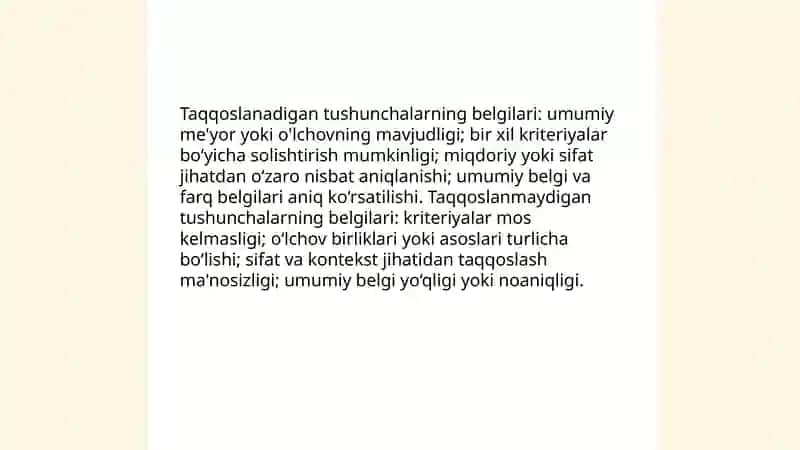 Tushuncgalar ortasidagi munosabatlar 3