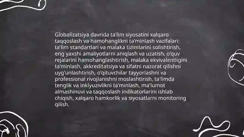 Globalizatsiya davrida konparativistik pedagogikaning xalqaro vazifalari 3