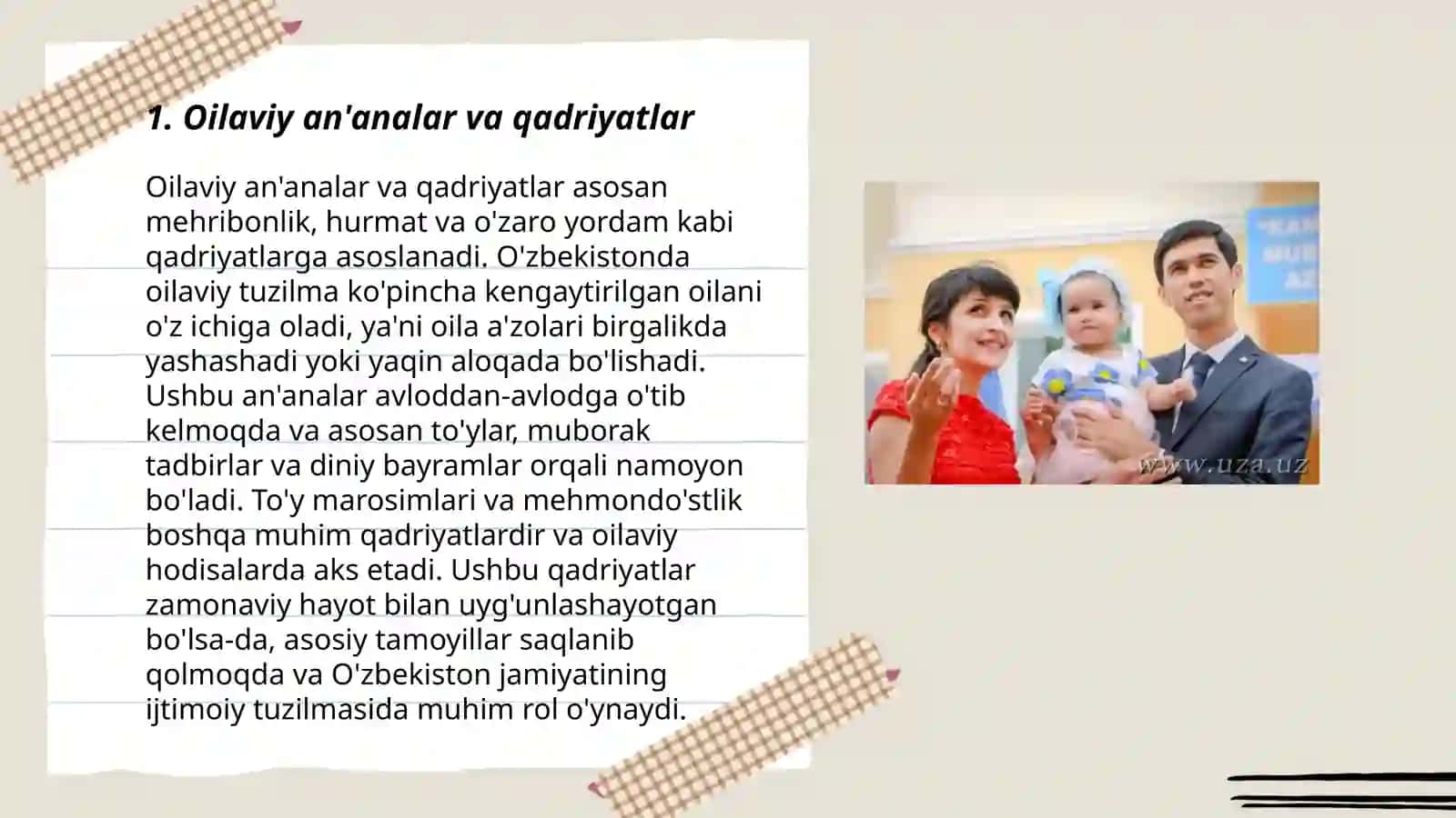 Xalq pedagogikasida ota ona va farzandlarning o'zaro munosabatlari 3