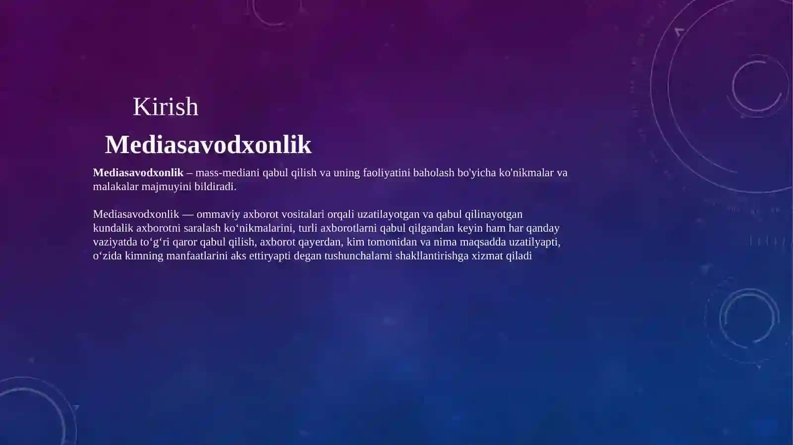Media va axborot savodxonligi tushunchasi va uning ahamiyati 3