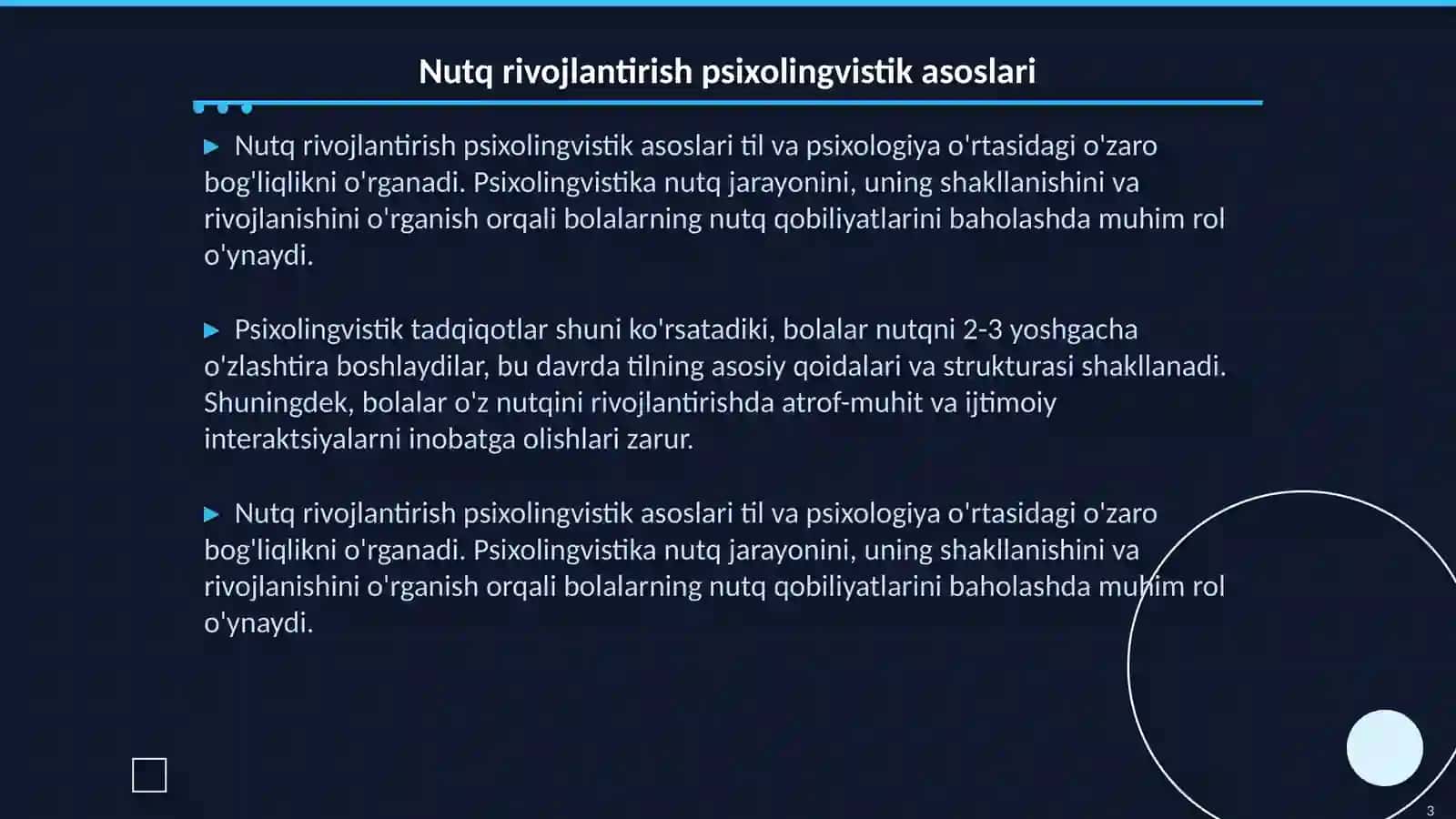 Nutq rivojlantirish psixolingvistik va ta'limiy asoslari 3