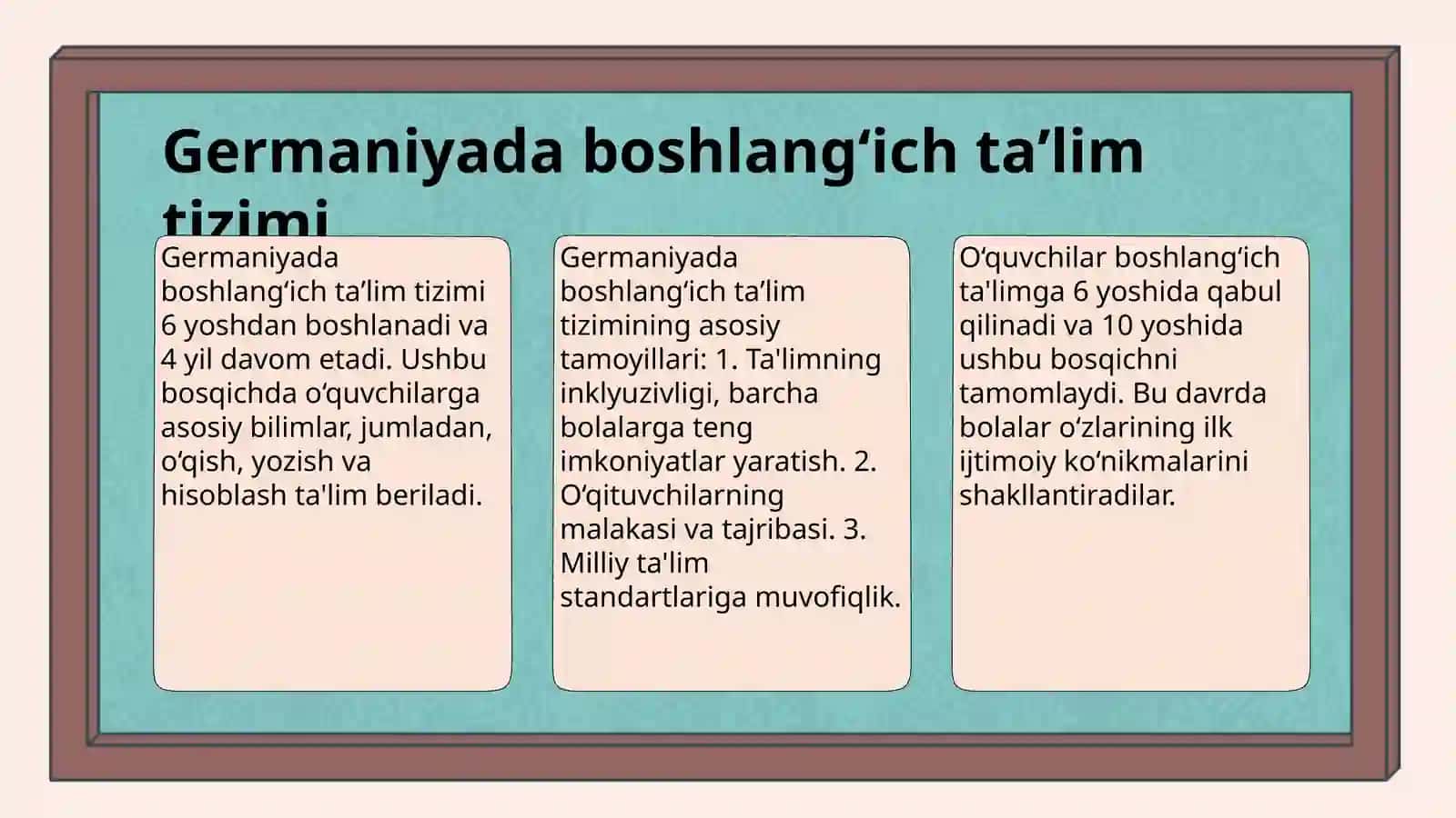 Germaniyada boshlangʻich taʼlim 3