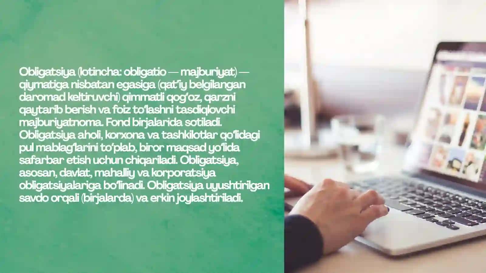 Obligatsiyalarning turlari va ularni farqlash 3