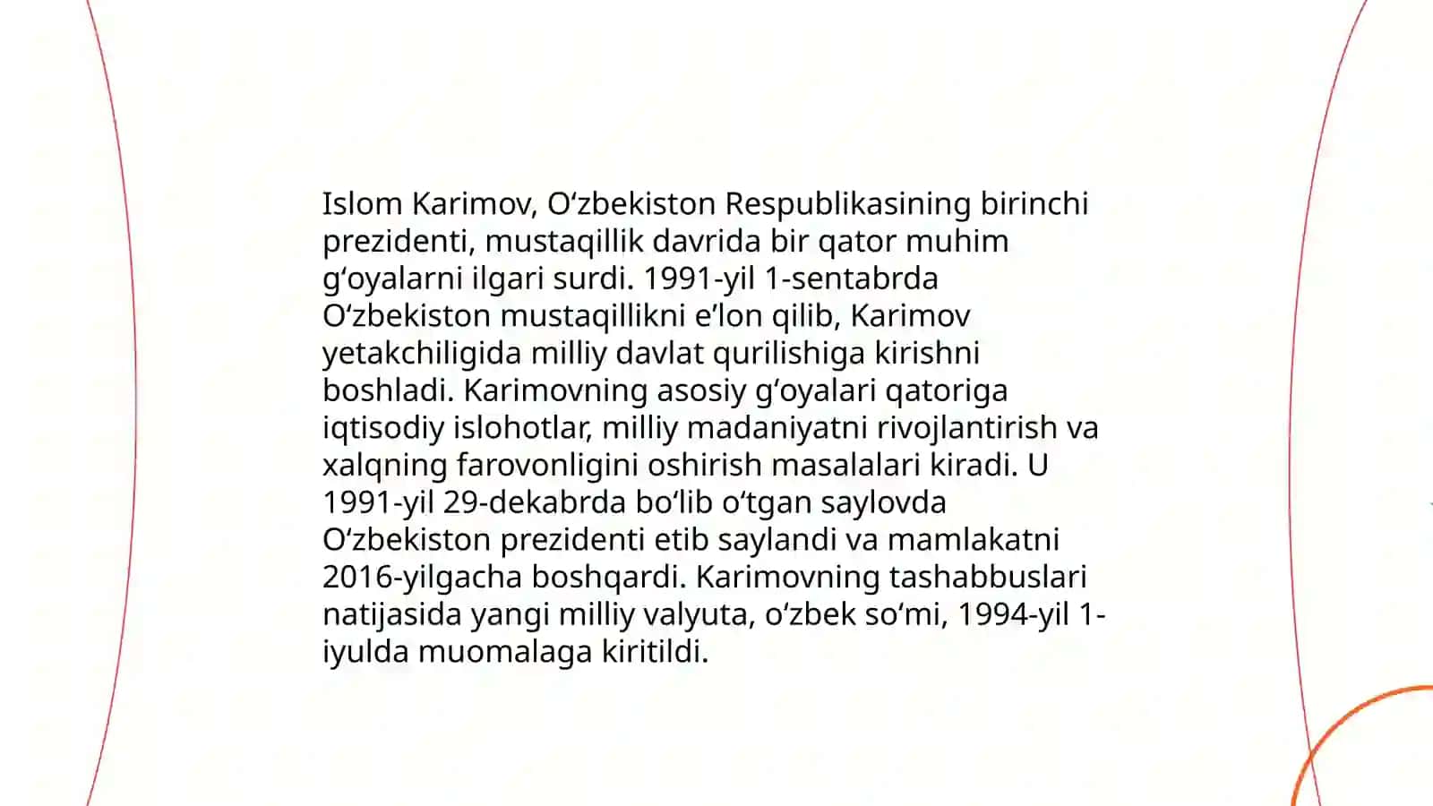 Islom Karimovning mustaqillik gʻoyalari 3