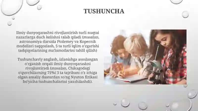 O‘quvchilarning ilmiy dunyoqarashini shakllantirish 3