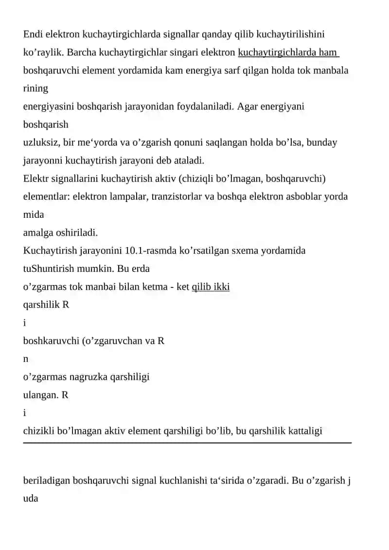 Kuchaytirgichlar Chastotasi 3