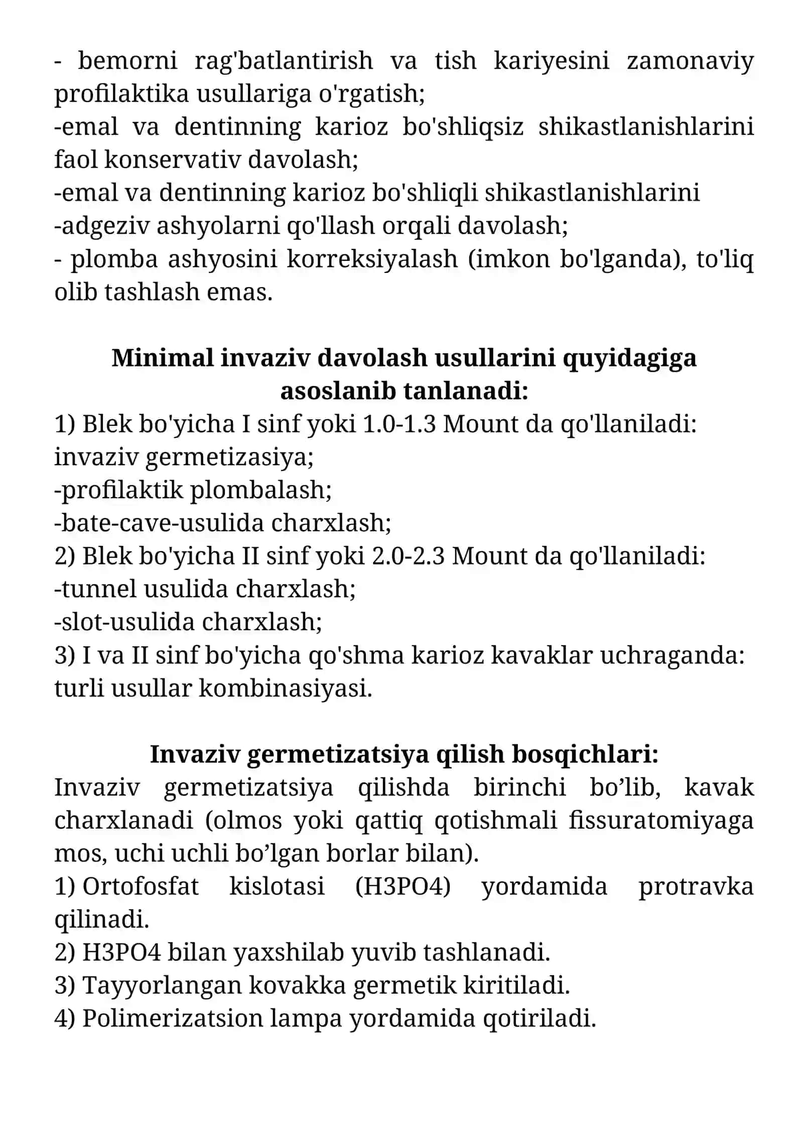 Charxlashning minimal invaziv usullari 3