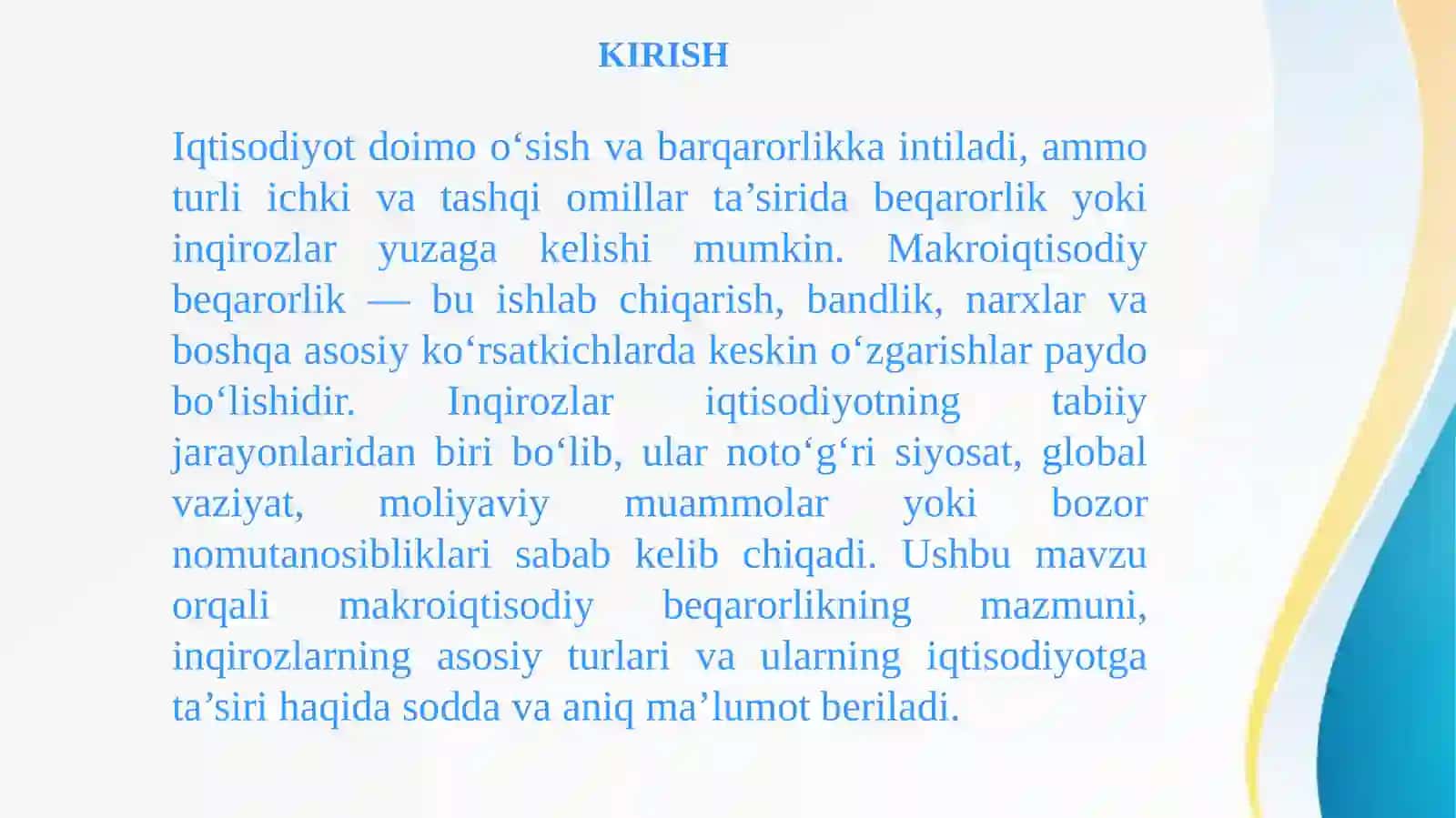 Makroiqtisodiy beqarorlik: inqiroz va uning turlari 3
