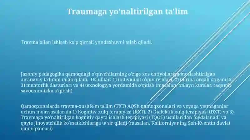Korreksion pedagogika. Taʼlim metodlari shakllari va vositalari 3