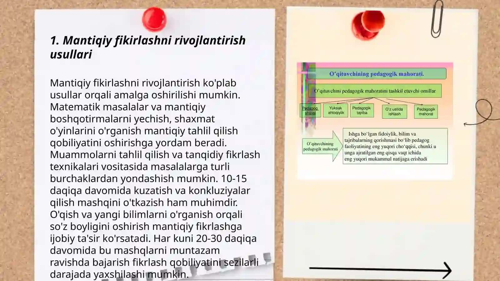 Mantiqiy fikirlashga oid masalalar ustida ishlash 3