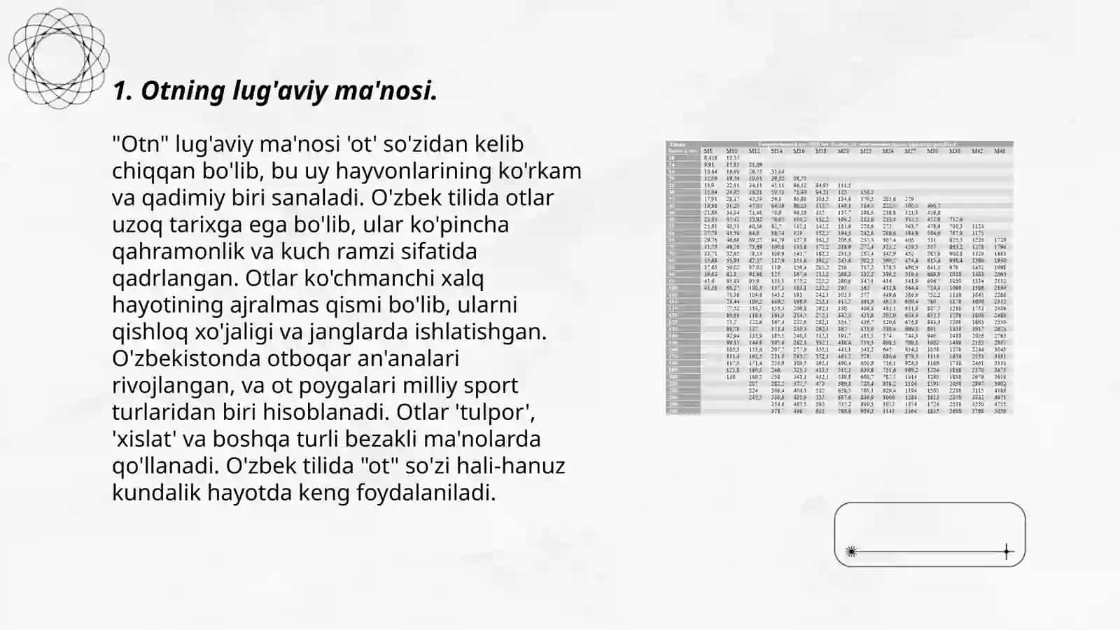 Ot so'z turkumini o'rganishda qo'llaniladigan mustaqil ishlarni ishlab chiqish 3