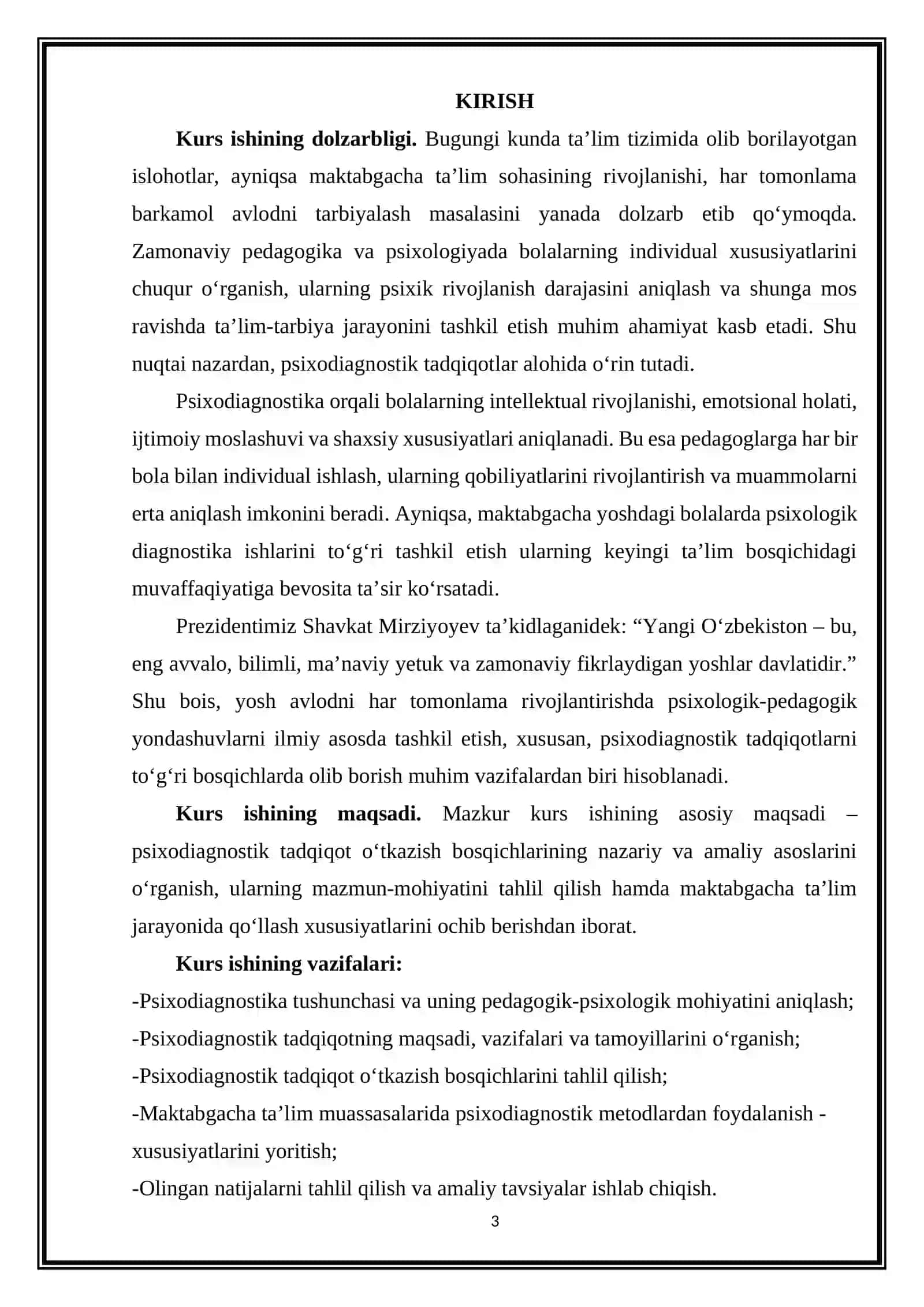 Psixodiagnostik tadqiqot o‘tkazish bosqichlari 3